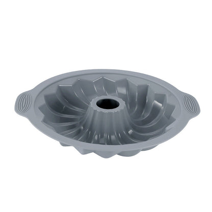 Food Grade Silicone Cake Mold with Decorative Pattern and Nonstick Release