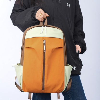 Travel Backpack with Padded Laptop Sleeve and Dual Zipper Access, Expandable Side Pockets