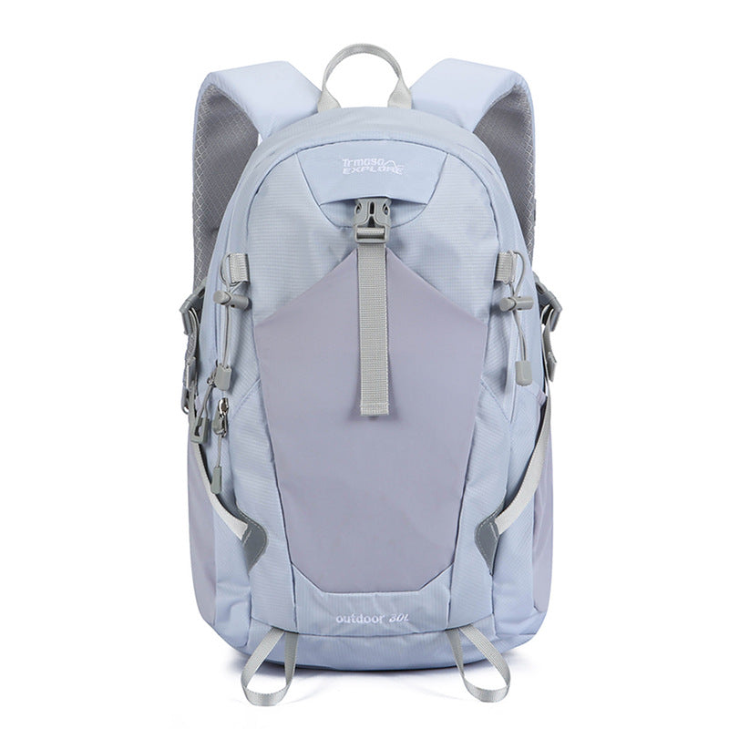Outdoor Exploration Backpack with Padded Back and Water Resistant Fabric