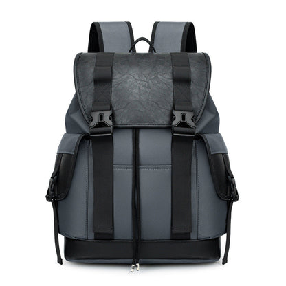 Drawstring Hiking Backpack with Flap Closure and Weather Resistant Fabric