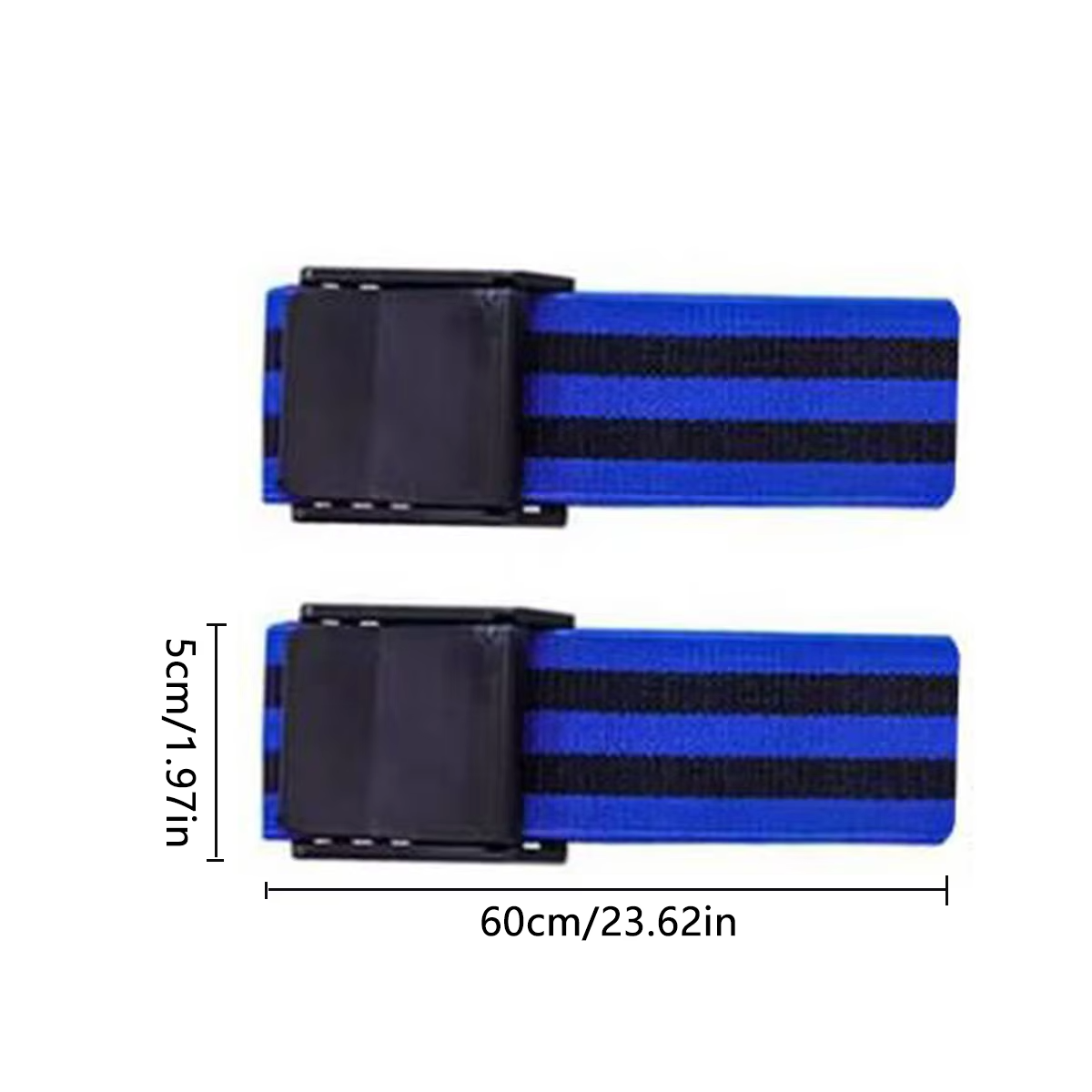 Adjustable Occlusion Bands for Arms and Legs with Buckle System, 2 Pack
