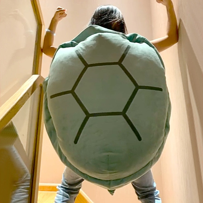 Plush Turtle Shell Pillow with PP Cotton Filling and Soft Cotton Cover
