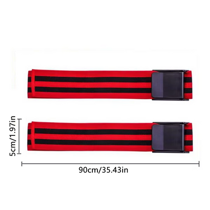 Adjustable Occlusion Bands for Arms and Legs with Buckle System, 2 Pack