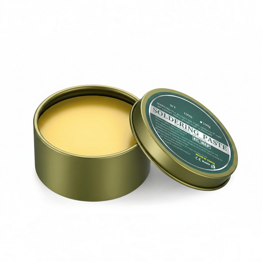 Lead Free Flux Paste for Soldering with Smooth Even Flow and Iron Box Container