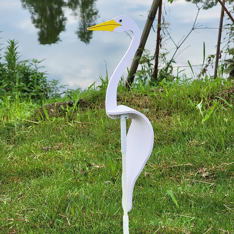 Stainless Steel Garden Bird Spinner with Swivel Hook