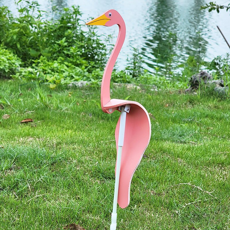 Stainless Steel Garden Bird Spinner with Swivel Hook