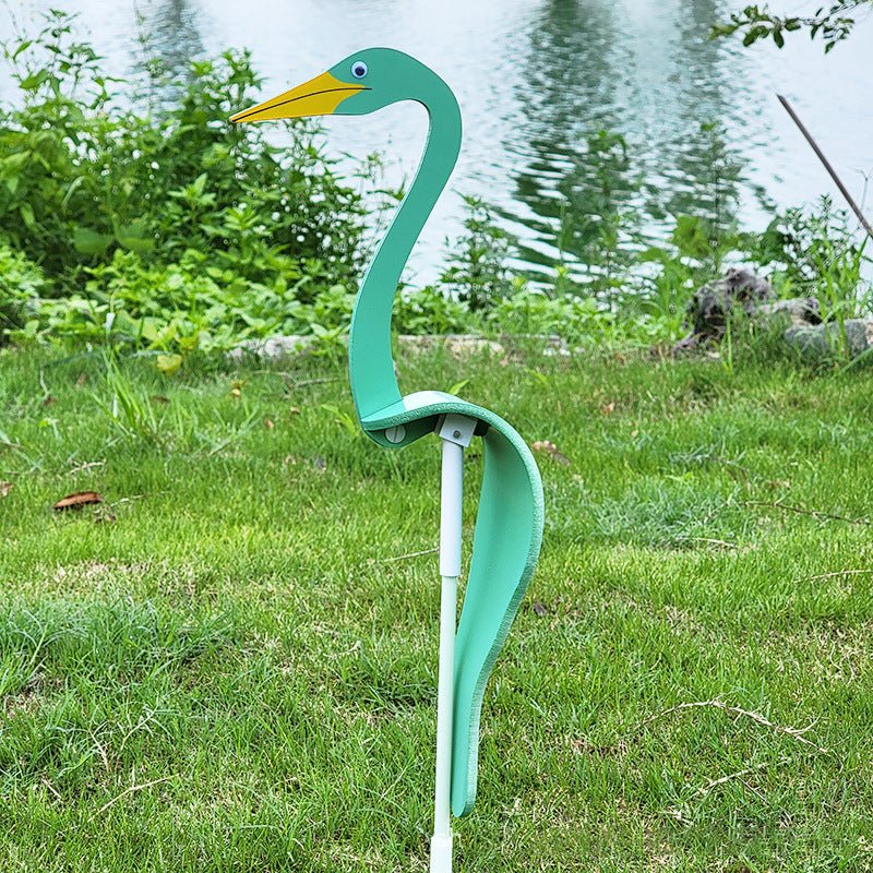 Stainless Steel Garden Bird Spinner with Swivel Hook