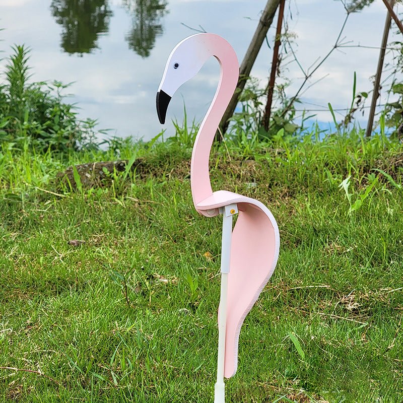 Stainless Steel Garden Bird Spinner with Swivel Hook