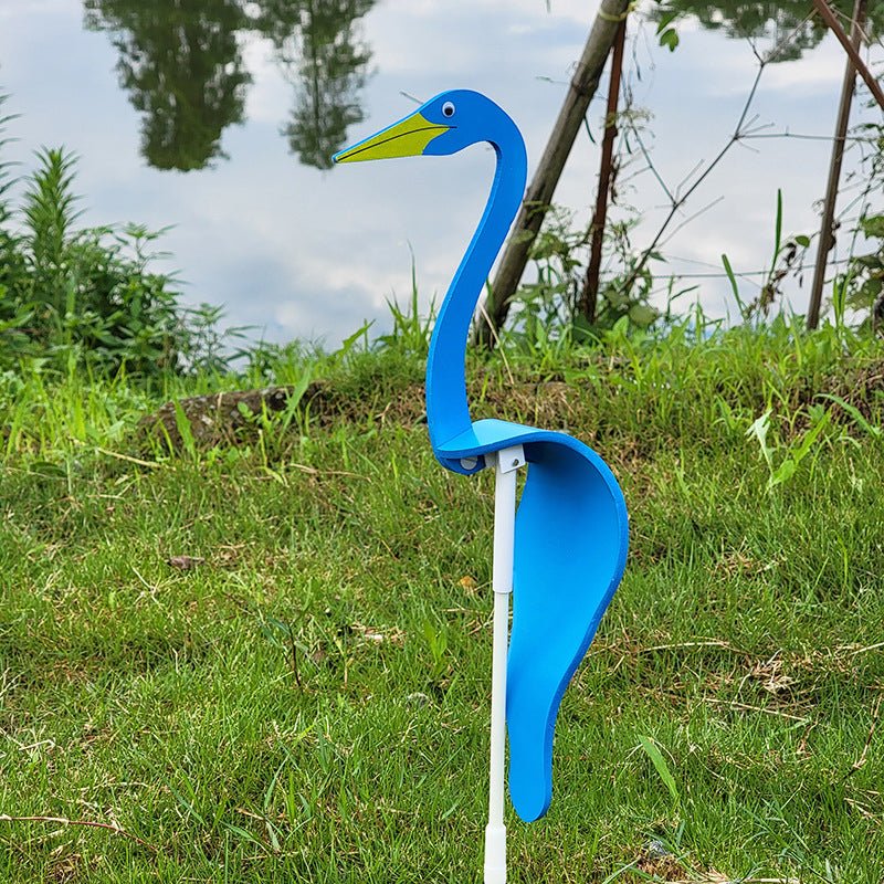Stainless Steel Garden Bird Spinner with Swivel Hook