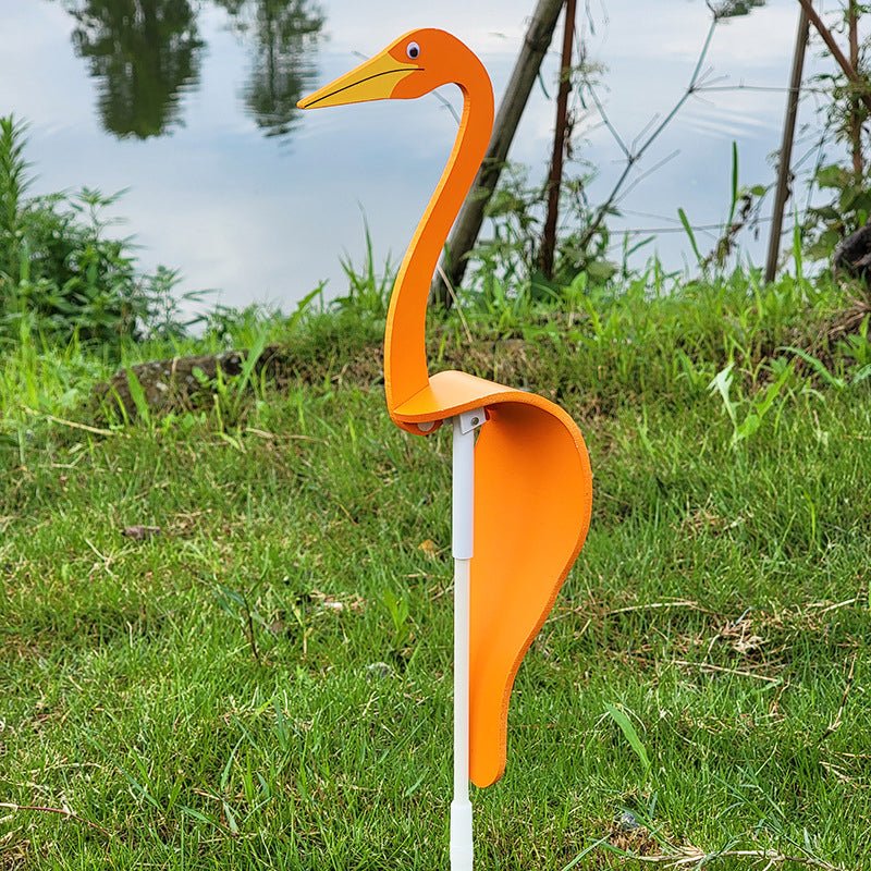 Stainless Steel Garden Bird Spinner with Swivel Hook