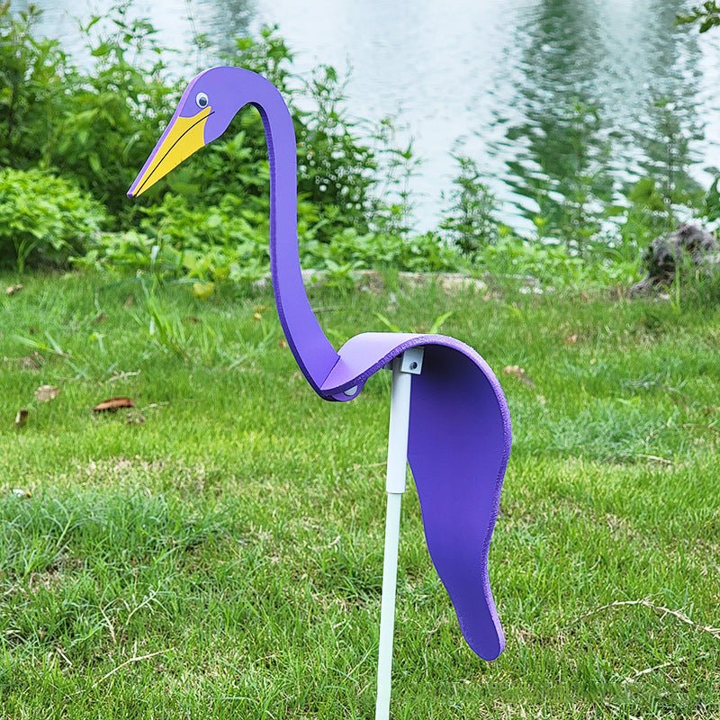 Stainless Steel Garden Bird Spinner with Swivel Hook