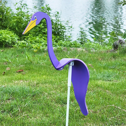 Stainless Steel Garden Bird Spinner with Swivel Hook