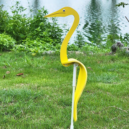 Stainless Steel Garden Bird Spinner with Swivel Hook