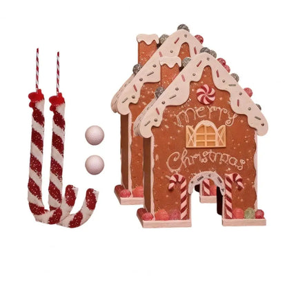 Gingerbread Themed Mini Golf Set That Turns a Living Room or Office into a Holiday Course