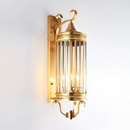 Copper Outdoor Wall Sconce with IP65 Waterproof Rating in Two Sizes