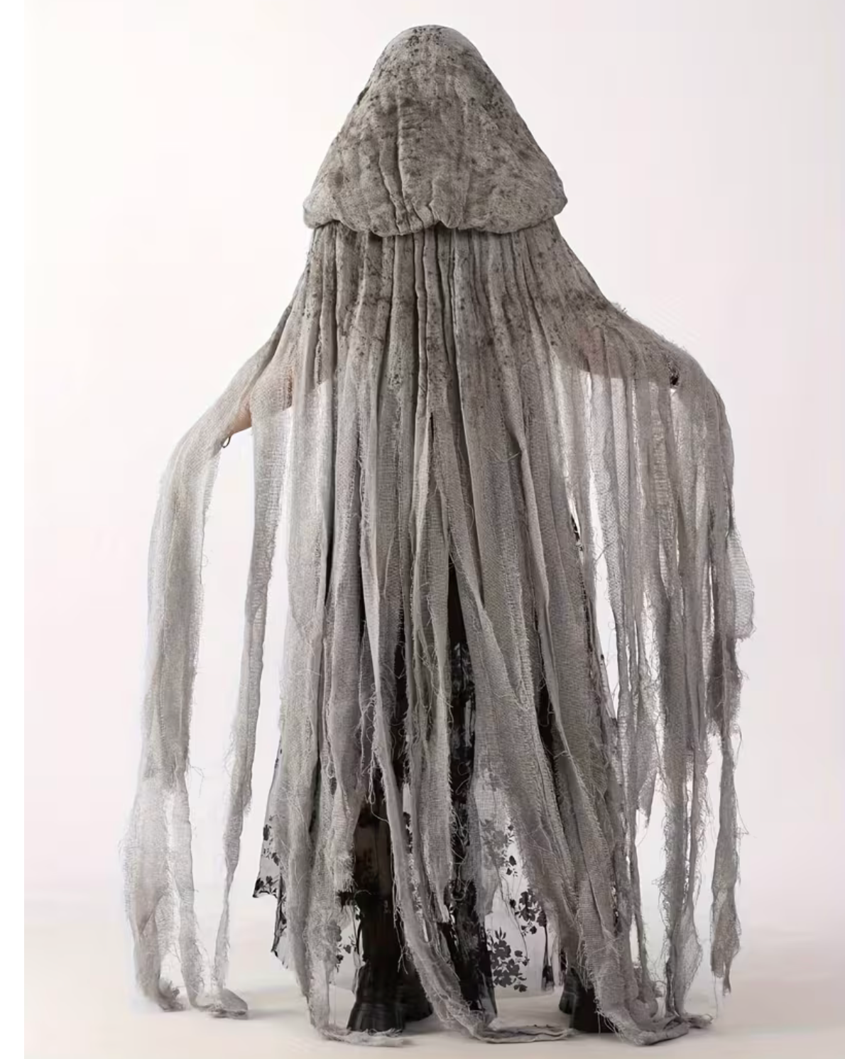 Hooded Witch and Reaper Cloak with Full Body Coverage for Halloween