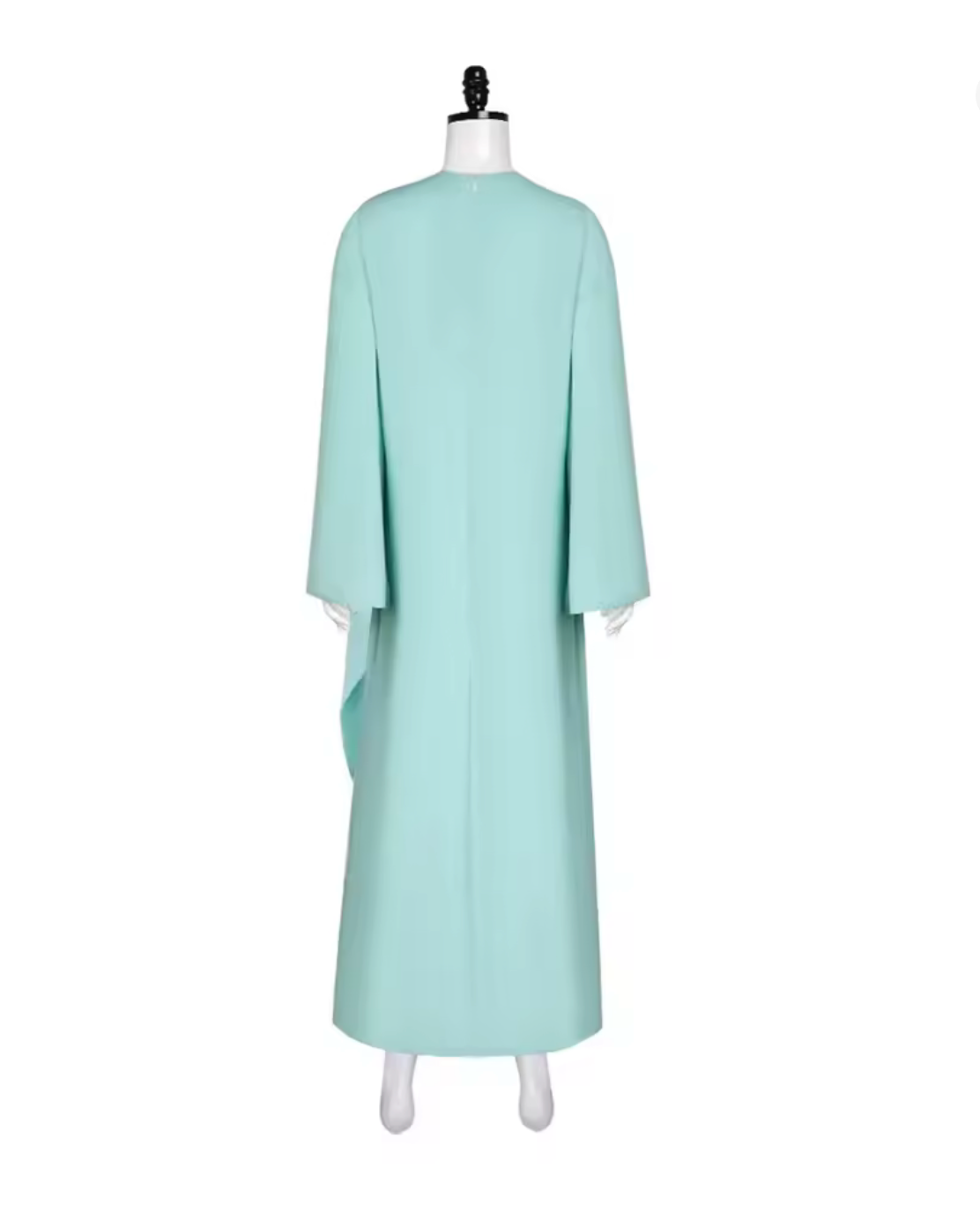 Statue Costume Set with Green Robe and Torch Headband for Halloween