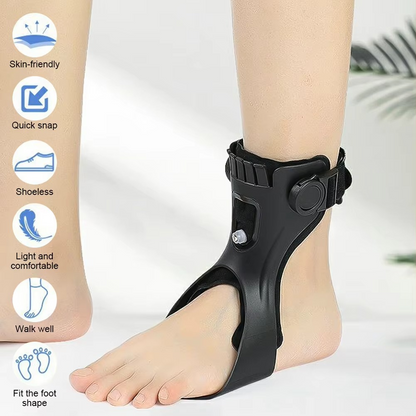 Adjustable Foot and Ankle Support Strap for Everyday Walking in Lace Up Shoes