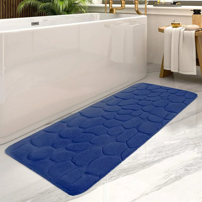 Microfiber Bath Mat with Tall Pile and Non Slip Backing, 24x36 Inches