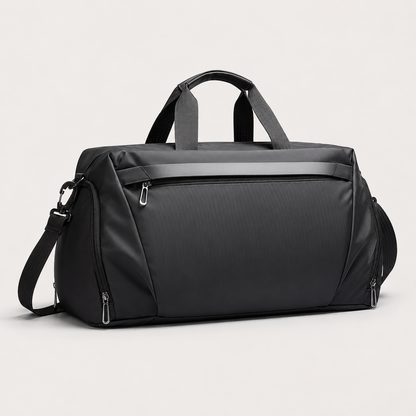 Gym Duffel Bag with Ventilated Shoe Compartment and Wet Dry Divider