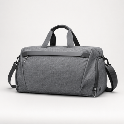 Gym Duffel Bag with Ventilated Shoe Compartment and Wet Dry Divider
