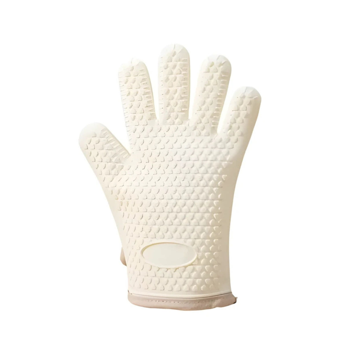 Silicone Oven Gloves with Five Finger Design and Textured Grip