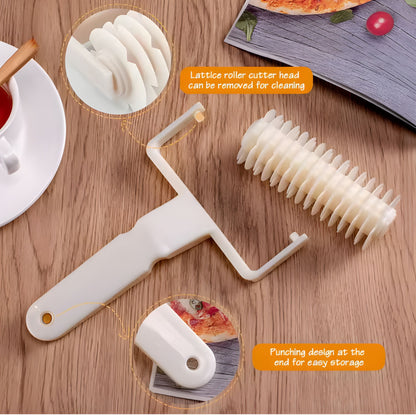 Lattice Roller Cutter for Pies, Cookies and Pastries
