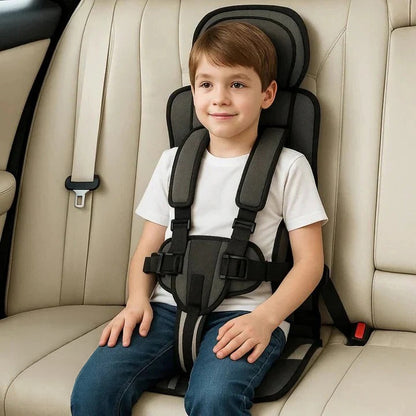 Portable Child Travel Seat and Safety Harness for Secure Vehicle Use