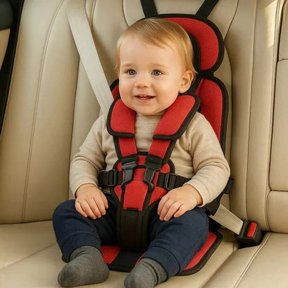 Portable Child Travel Seat and Safety Harness for Secure Vehicle Use