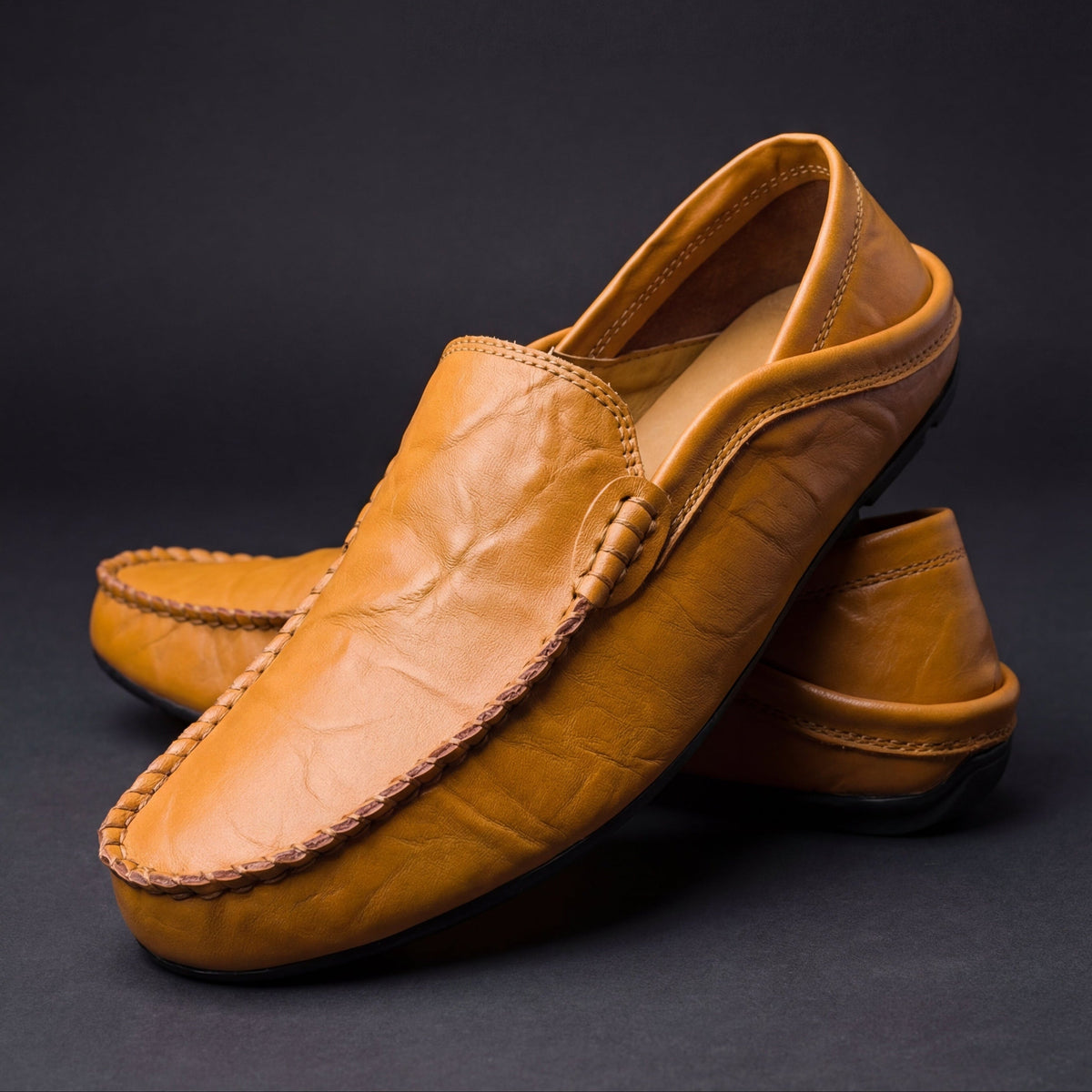 Slip On Flats with Cushioned Footbed and Grip Sole for Everyday Wear