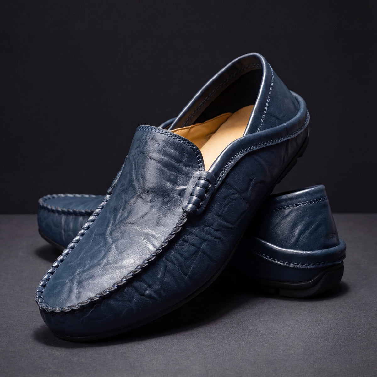 Slip On Flats with Cushioned Footbed and Grip Sole for Everyday Wear