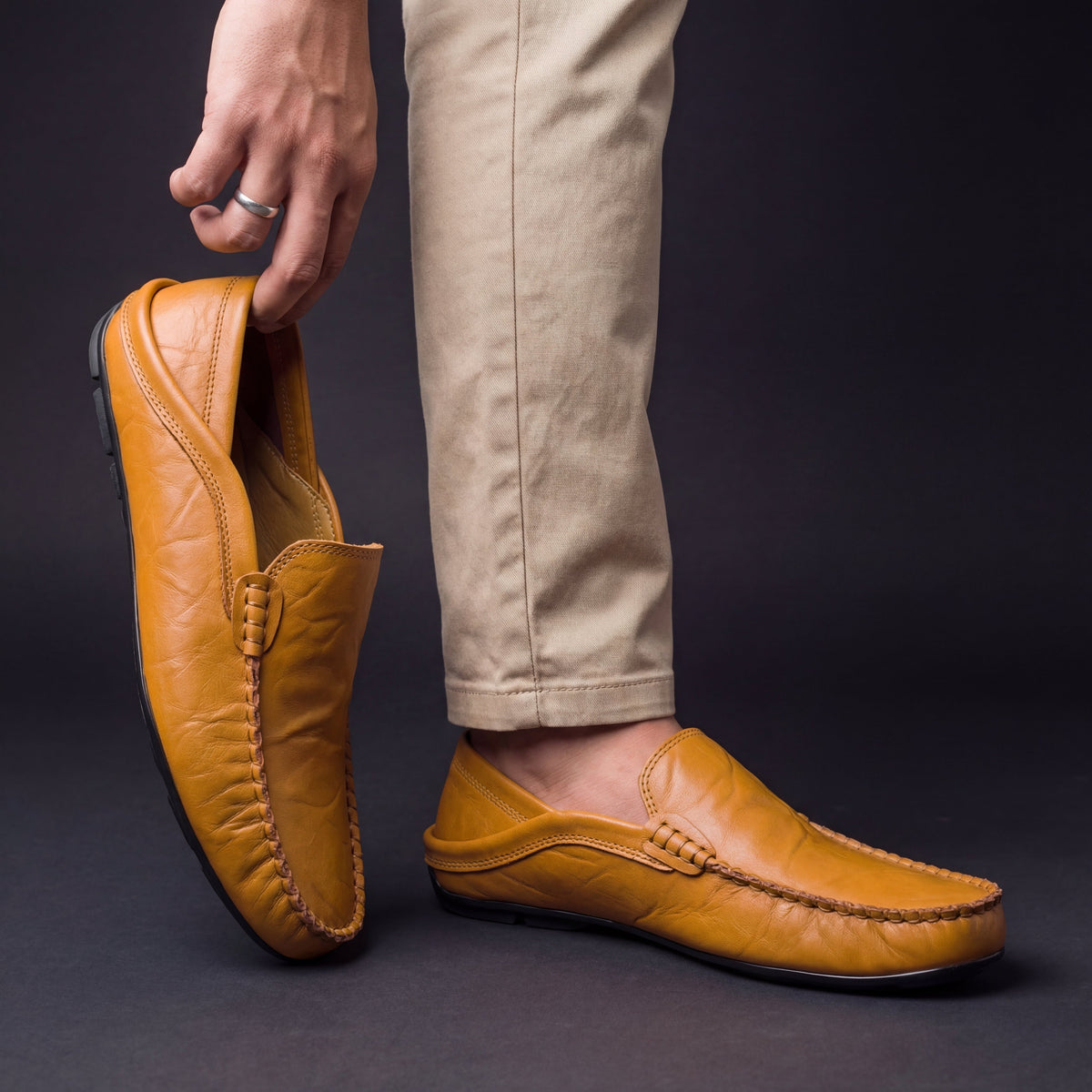 Slip On Flats with Cushioned Footbed and Grip Sole for Everyday Wear