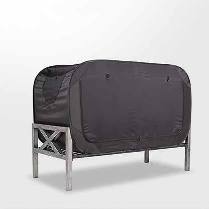 Enclosed Bed Tent with Mesh Ventilation and Dual Zipper Access Design