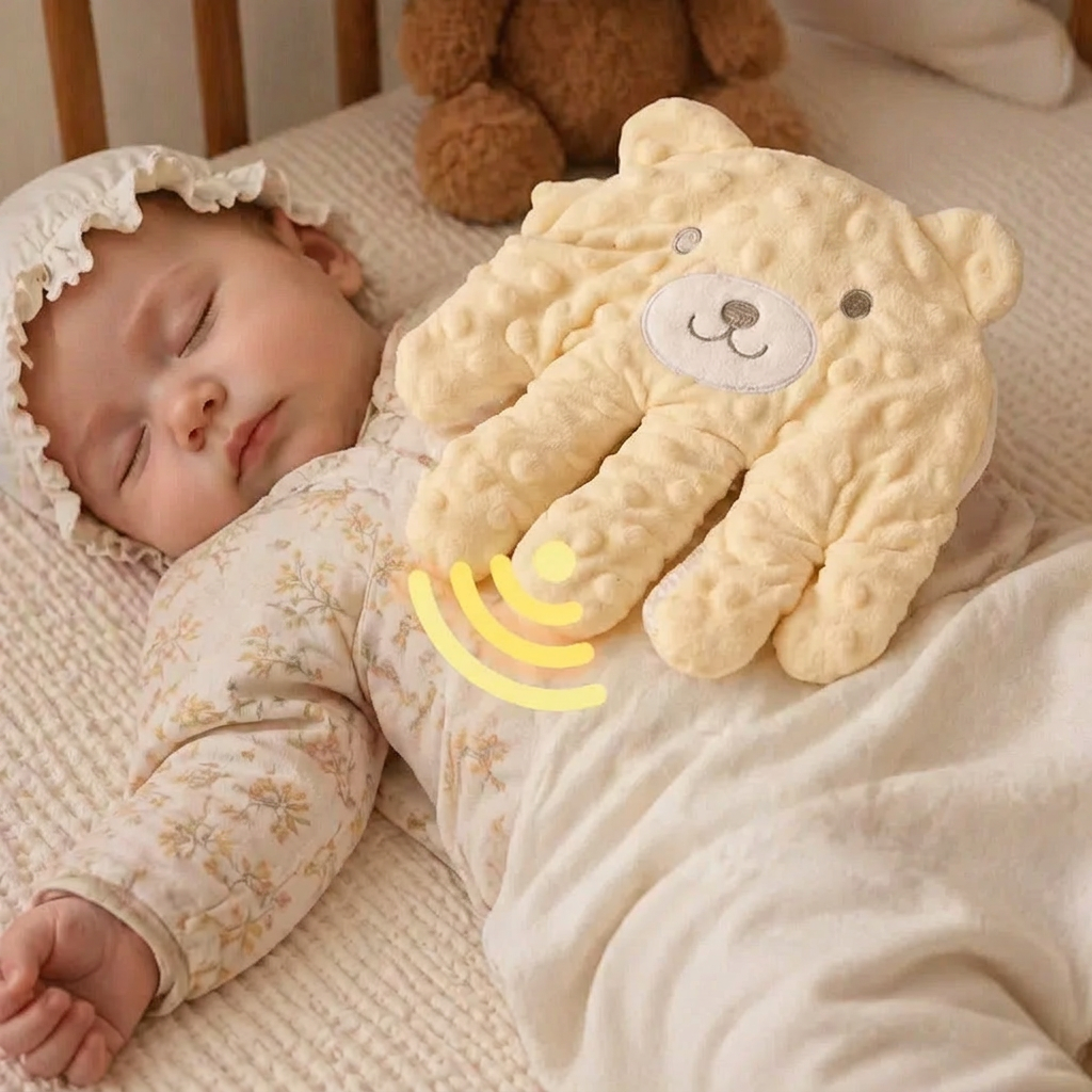 Animal Shaped Patting Comfort Toy for Nursery and Travel in Three Designs