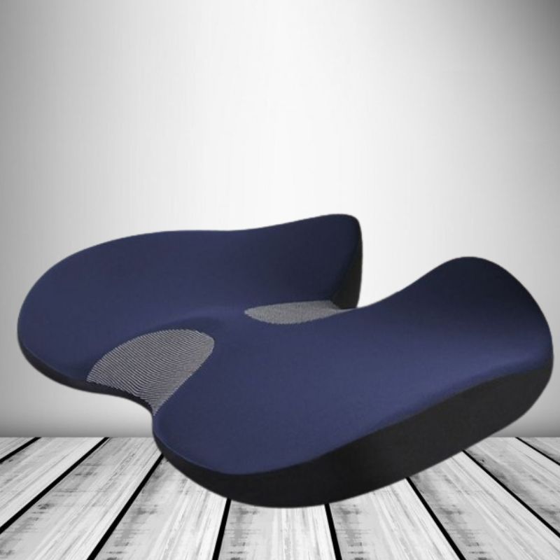 U Shaped Memory Foam Car Seat Cushion with Non Slip Base and Washable Cover