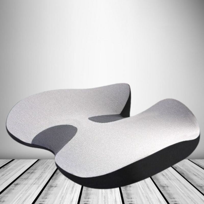 U Shaped Memory Foam Car Seat Cushion with Non Slip Base and Washable Cover