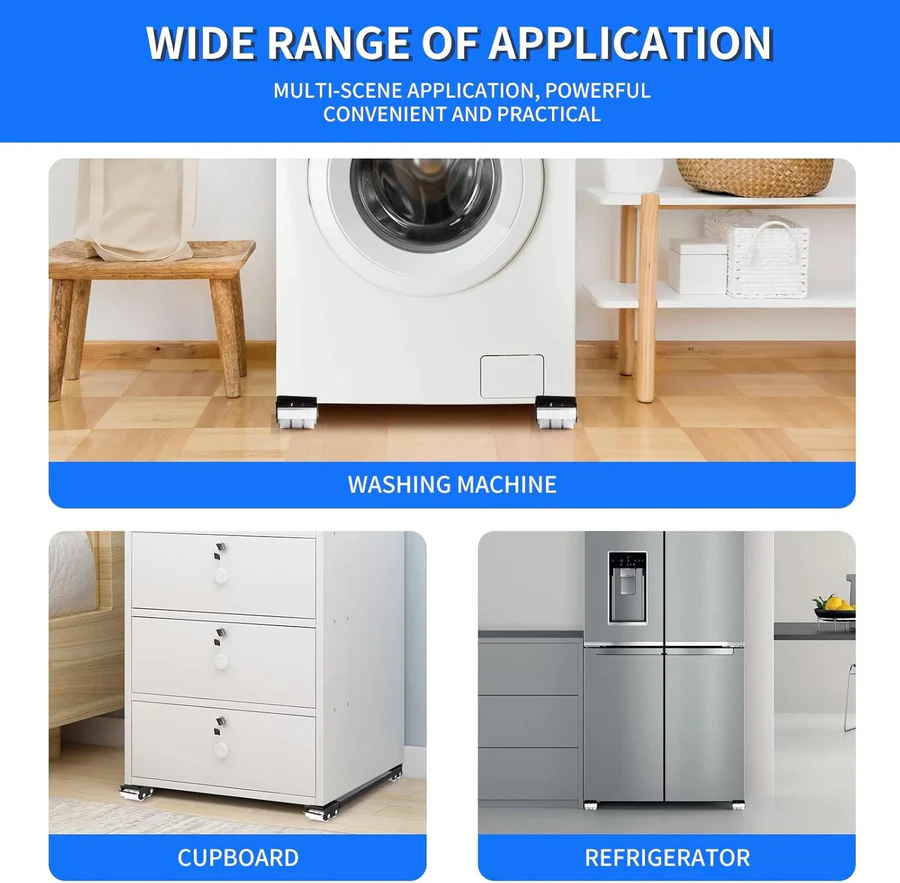 Adjustable Rolling Platform for Heavy Household Appliances