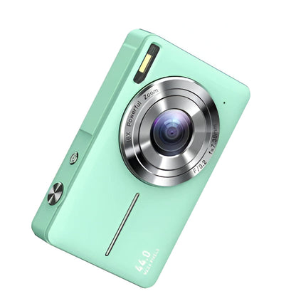 Compact Retro Style Digital Camera with Built in Screen and 1080p Video in Three Colors