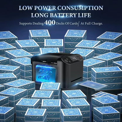 Rotating Automatic Card Shuffler and Dealer Machine for Poker Nights