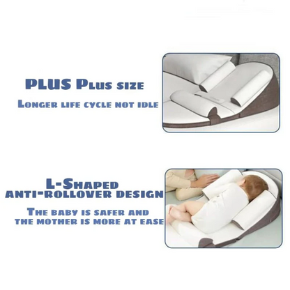 Baby Wedge Pillow – Supportive Infant & Toddler Cushion with Washable Cover.