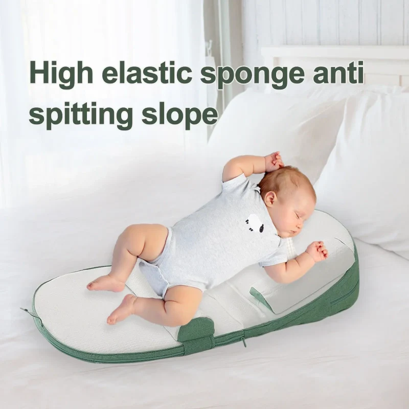 Baby Wedge Pillow – Supportive Infant & Toddler Cushion with Washable Cover.