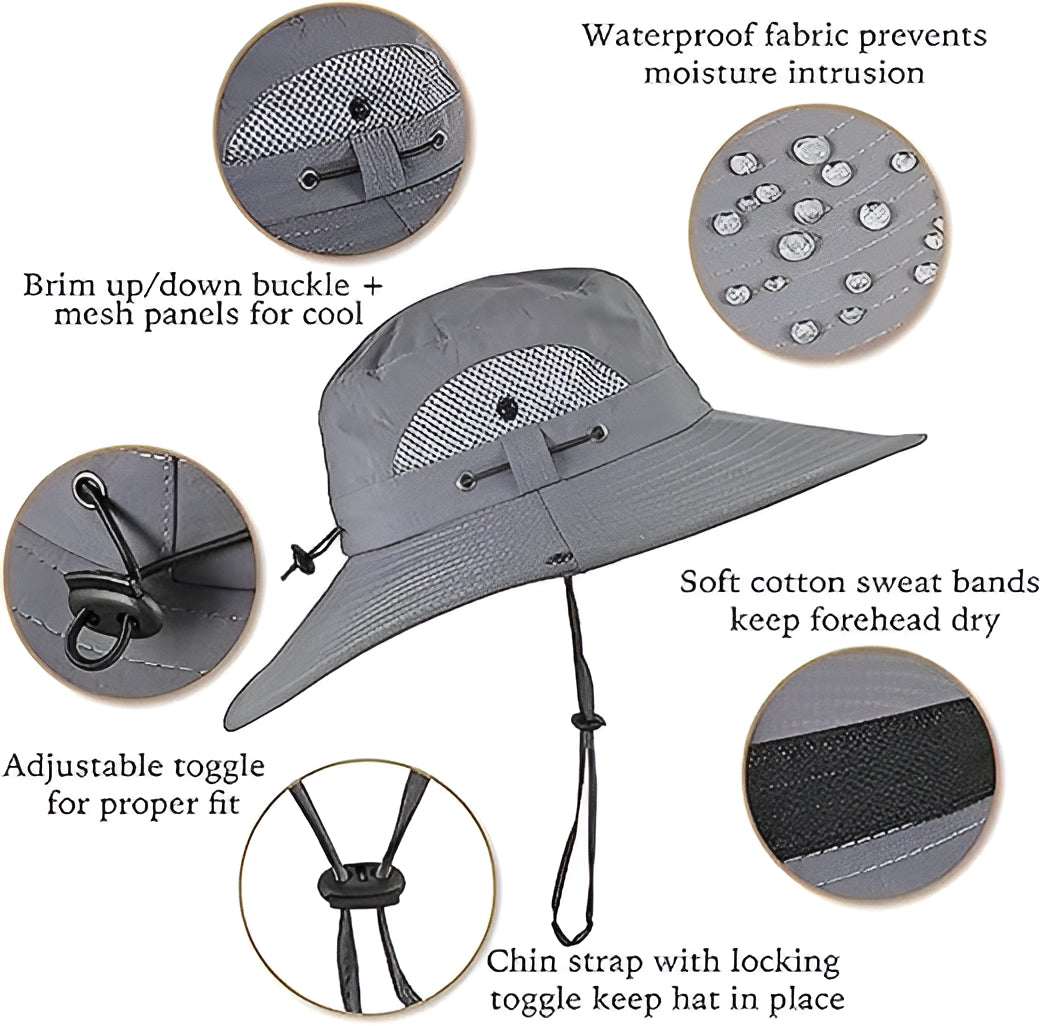 Lightweight Breathable Sun Hat for Men