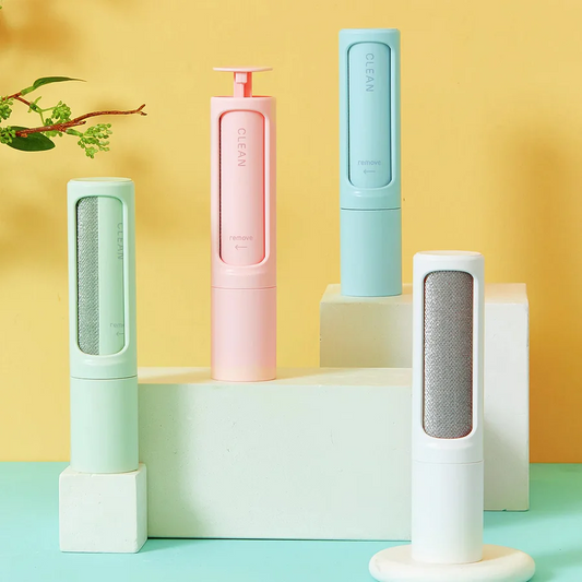 Reusable Lint Roller with Inbuilt Pet Hair Remover Brush
