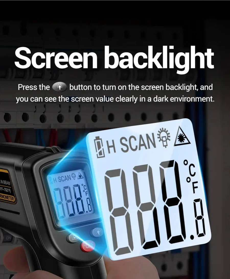 Infrared Laser Thermometer for Contact Free Measurement