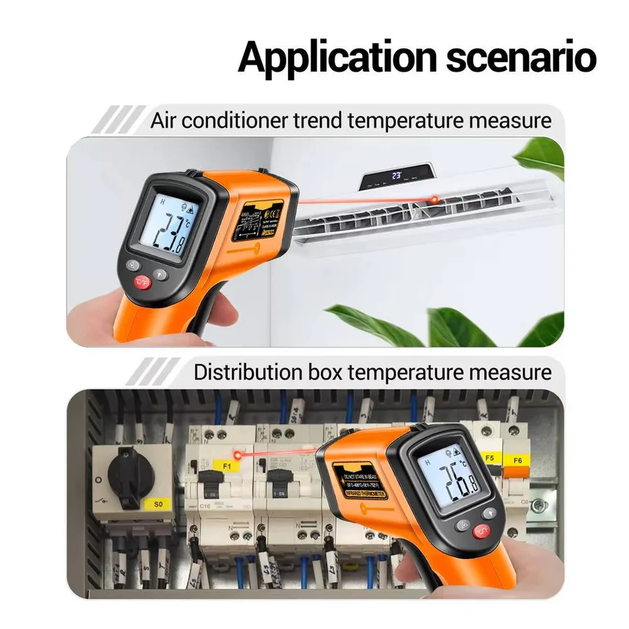 Infrared Laser Thermometer for Contact Free Measurement