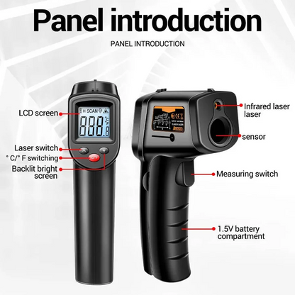 Infrared Laser Thermometer for Contact Free Measurement