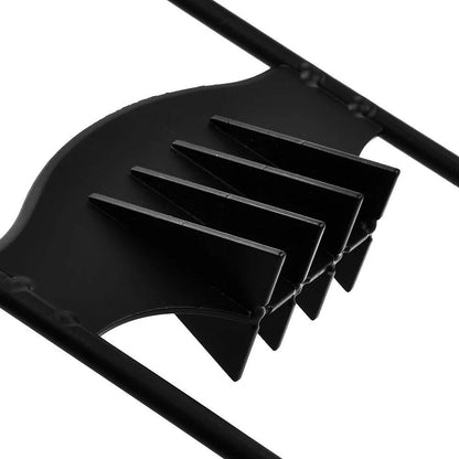 Manual Cast Iron Firewood Splitter with Wedge Head and Reinforced Base