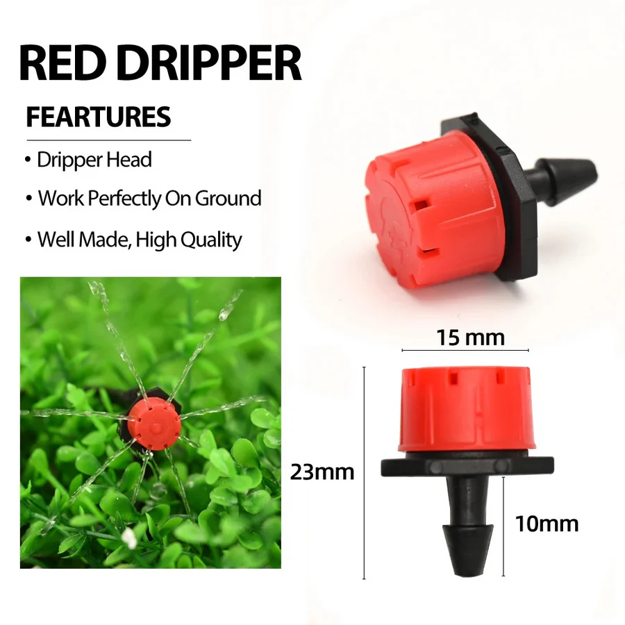Drip Watering Kit with Digital Timer and Pressure Regulator in 12 Lengths Up to 197 Feet