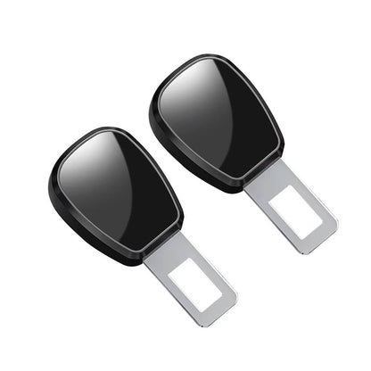 Seat Belt Extender with One Click Release and Metal Locking Tongue, 2 Pack