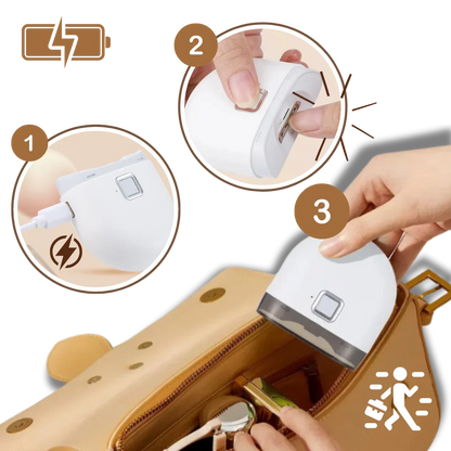 Electric Nail Clipper with Automatic Grinder, Built In Light and Two Speed Settings